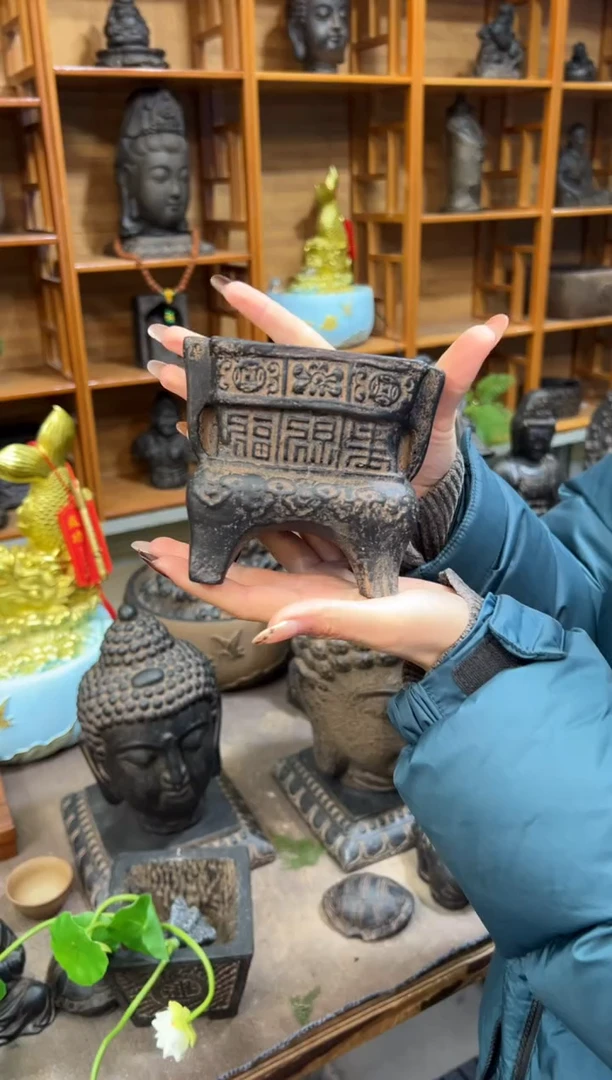 陶土【火山泥】小香炉