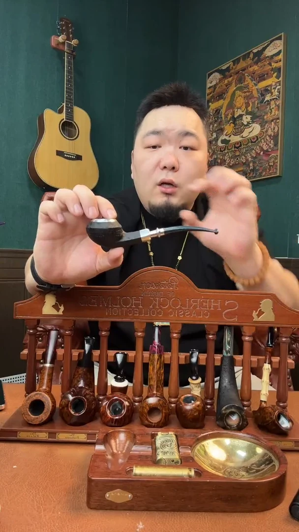 石楠木木雕款意大利进口石楠木烟斗