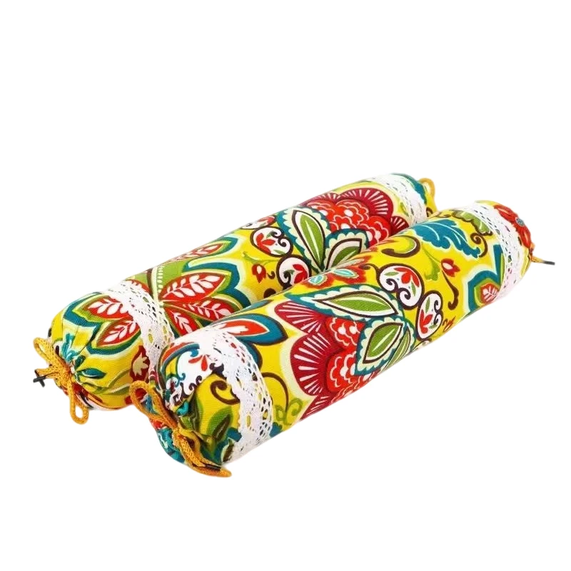 圆形颈椎护颈枕煮面修复中老年圆柱形颈椎平乐小圆枕