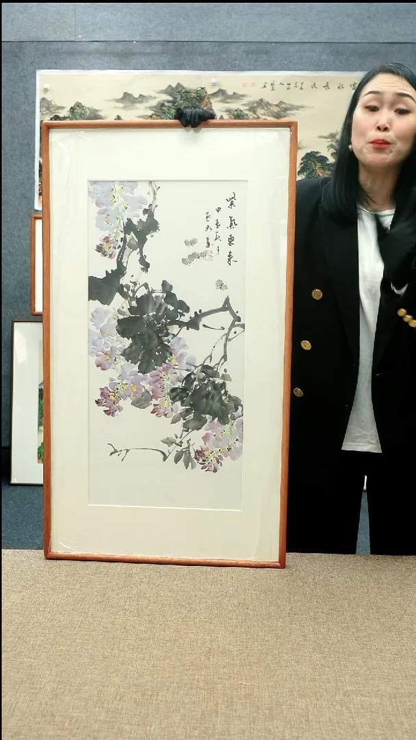 【闪购商品】国画52*92陈默如老师花鸟