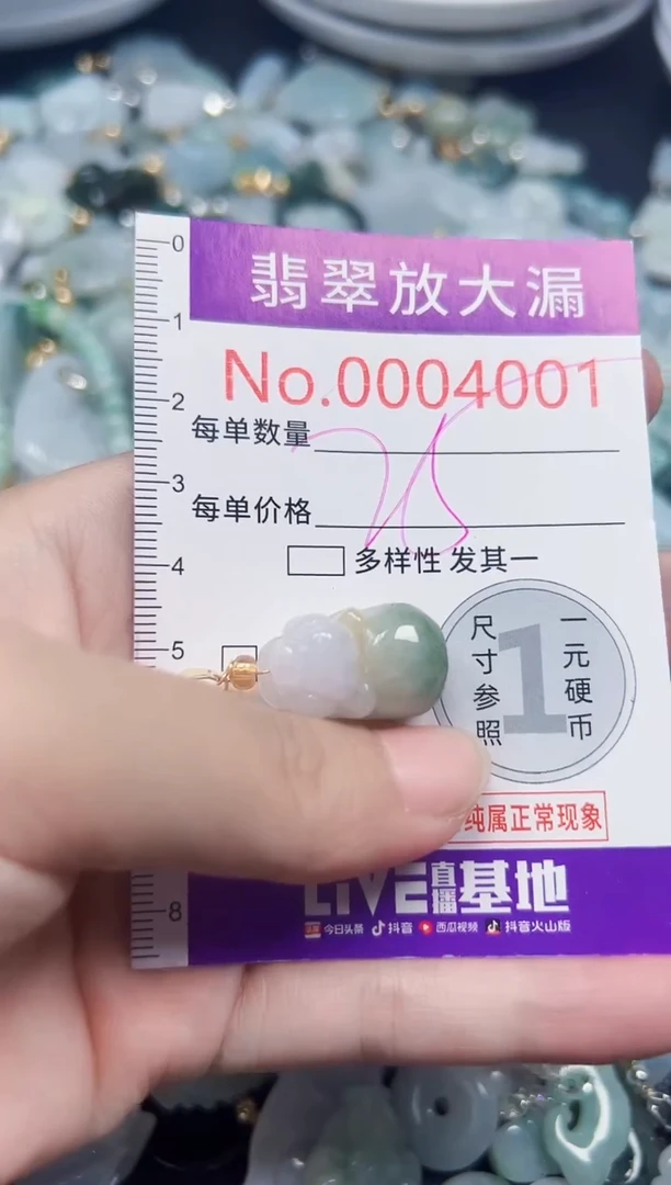 颈饰未镶嵌翡翠4001
