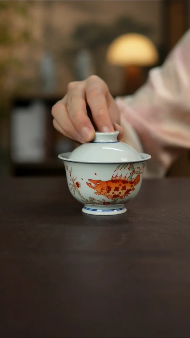杯景德镇陶瓷杯碗柴烧多人