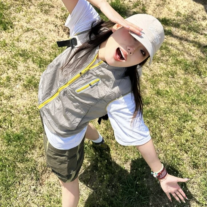 MIN SAN JIN夏季反光山系户外运动跑步无袖骑行背心马甲