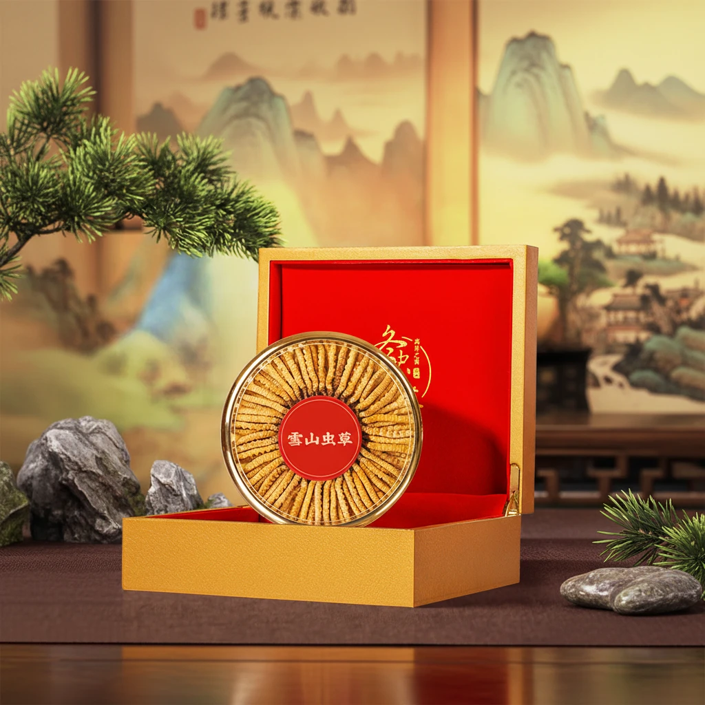 【初一虫草】3根/克100根冬虫夏草2025年头茬草年货送礼盒秋冬滋补