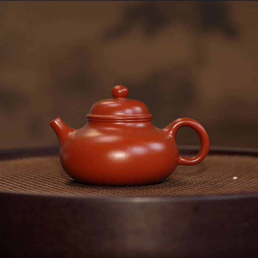 【陶研专属】 容天 一厂老朱泥 160cc 御品造器 紫砂壶