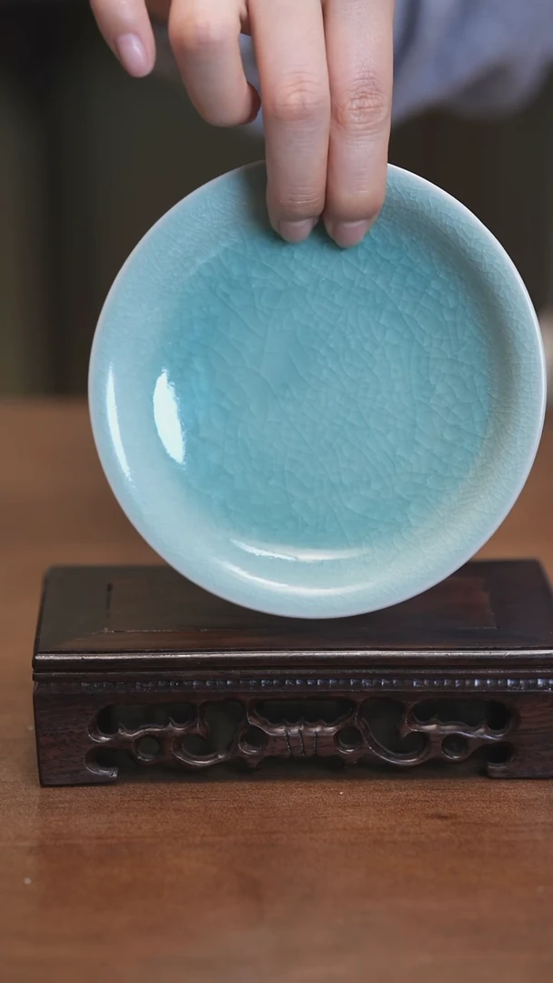 【闪购商品】Y宝丰宋官窑原产地汝瓷小盘