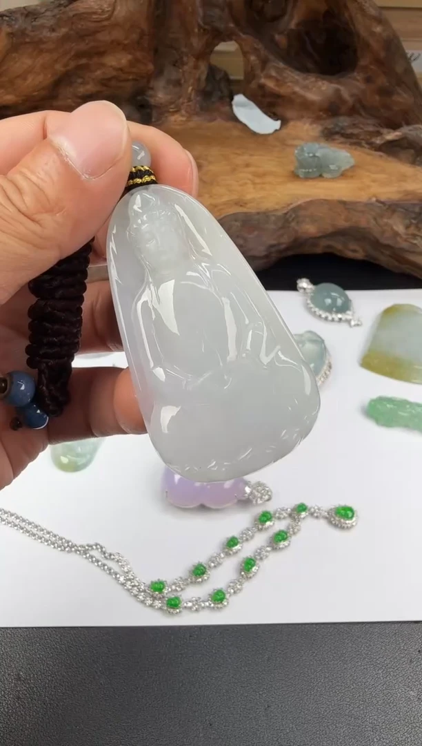 吊坠(不含链)未镶嵌翡翠翡翠饰品-103