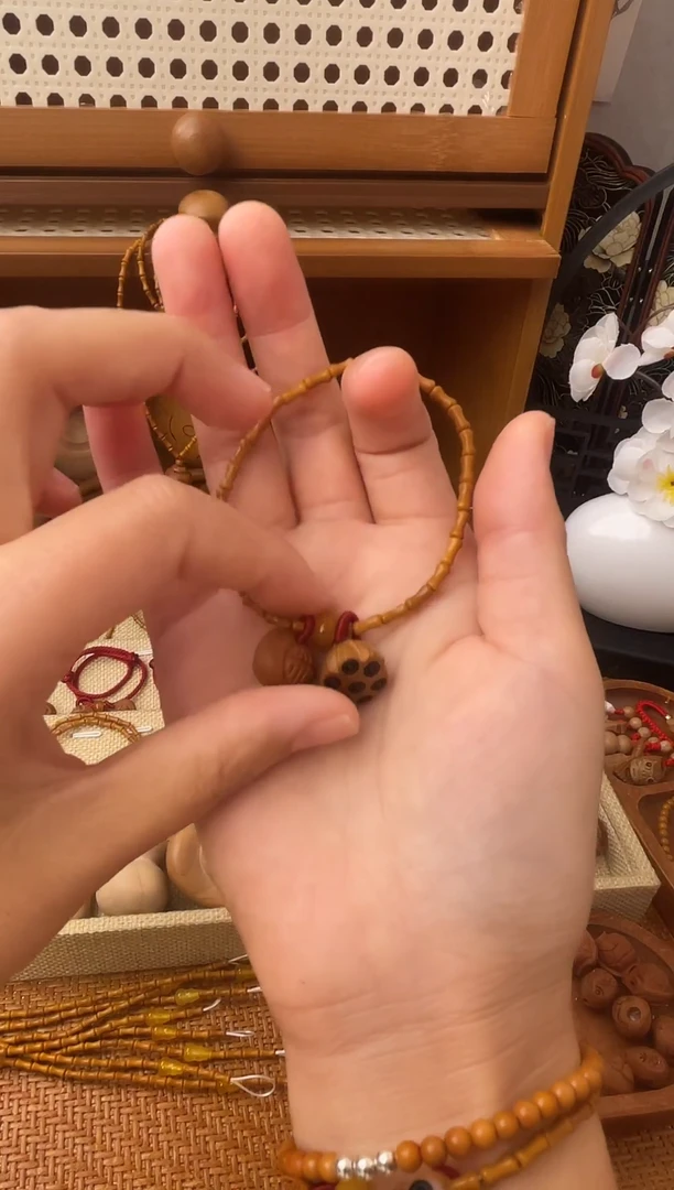 手串/手链核桃竹节手串一物一拍好运连连款