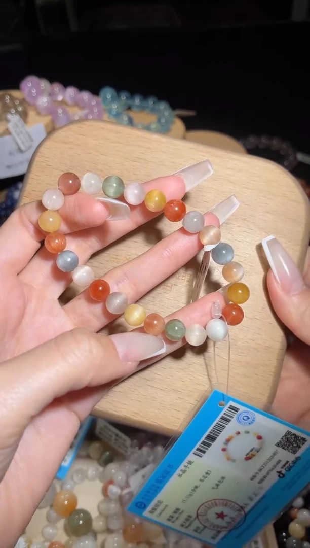 未镶嵌手链水晶111号多样性发一V 7+