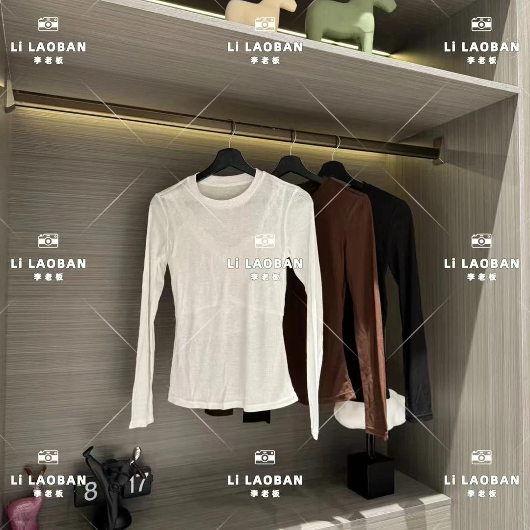 2025夏季假两件长袖桖蕾丝拼接简约时尚（衣长58左右）