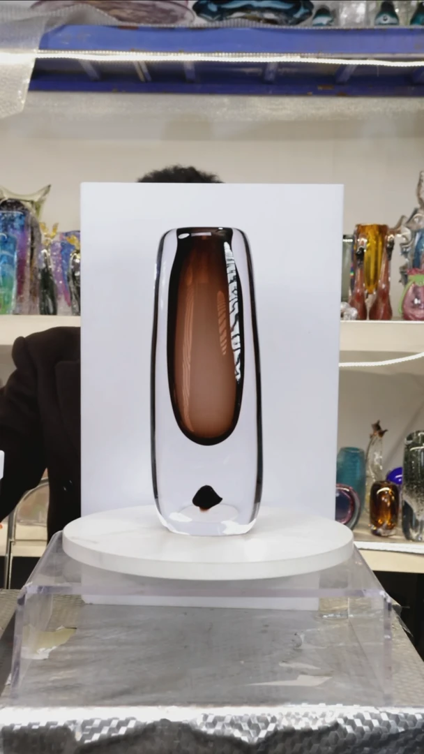 【闪购商品】琉璃【幻彩】高31.5精品琉璃正常手工痕迹