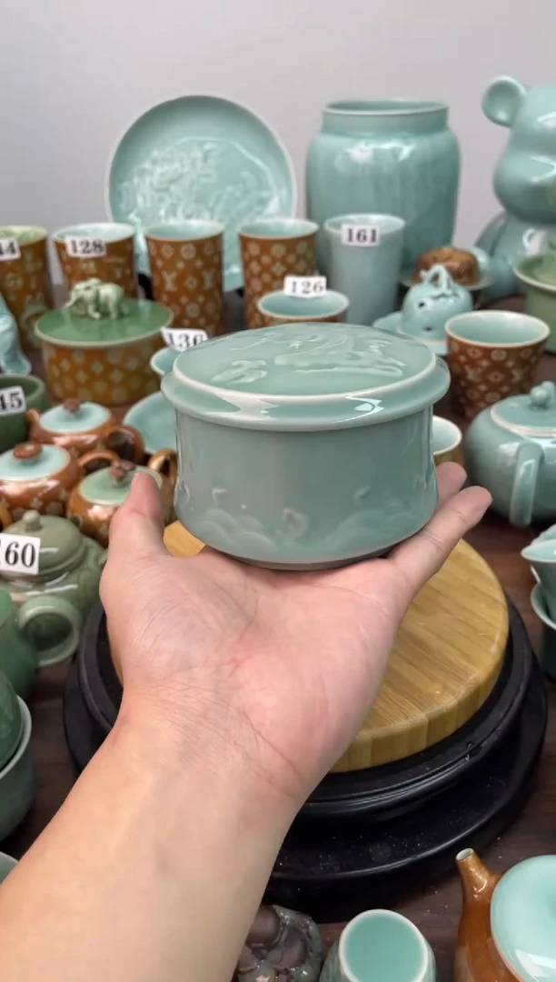 全品嫦娥 特价福利 微瑕 慧仙青瓷