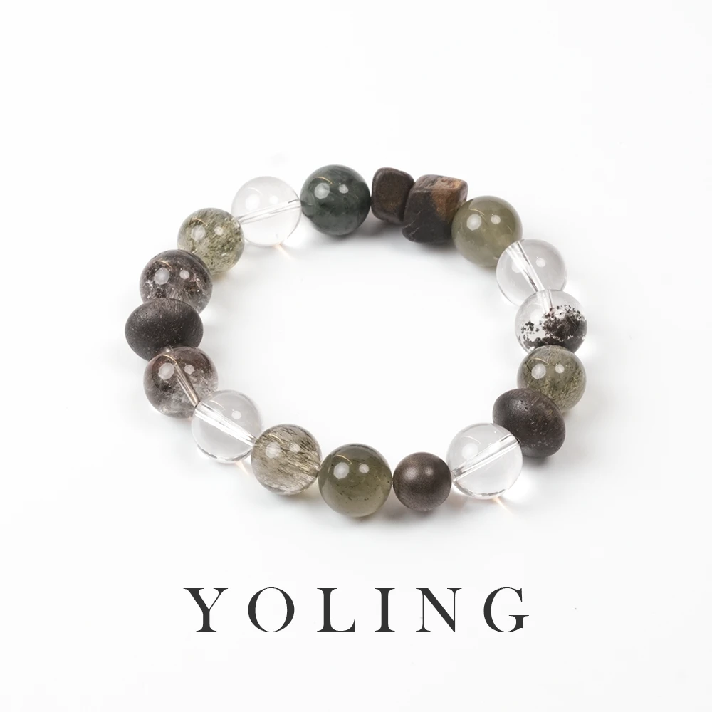 YOLING | 「灵韵」白水x绿发晶x沉香