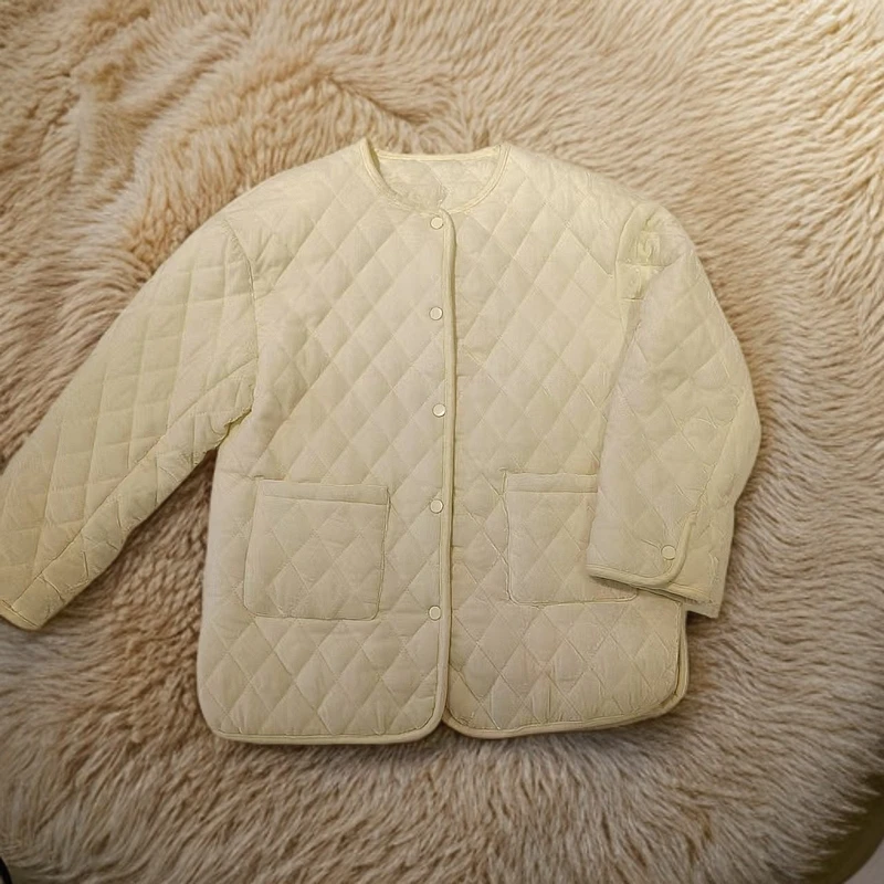 【锦衣服饰】6787时尚圆领小香风羽绒外套