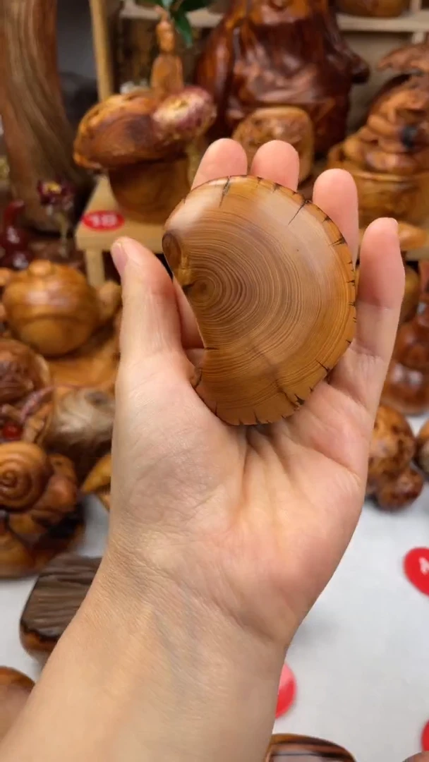 木用****1太行崖柏陈化虎皮纹理闻香把件