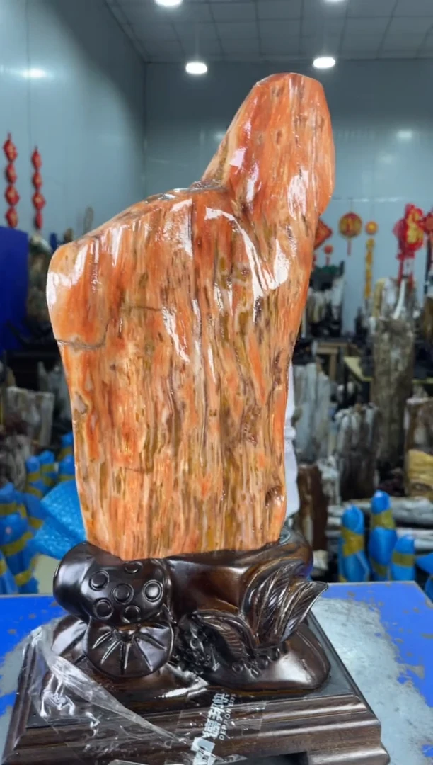 【闪购商品】硅化玉摆件未镶嵌18