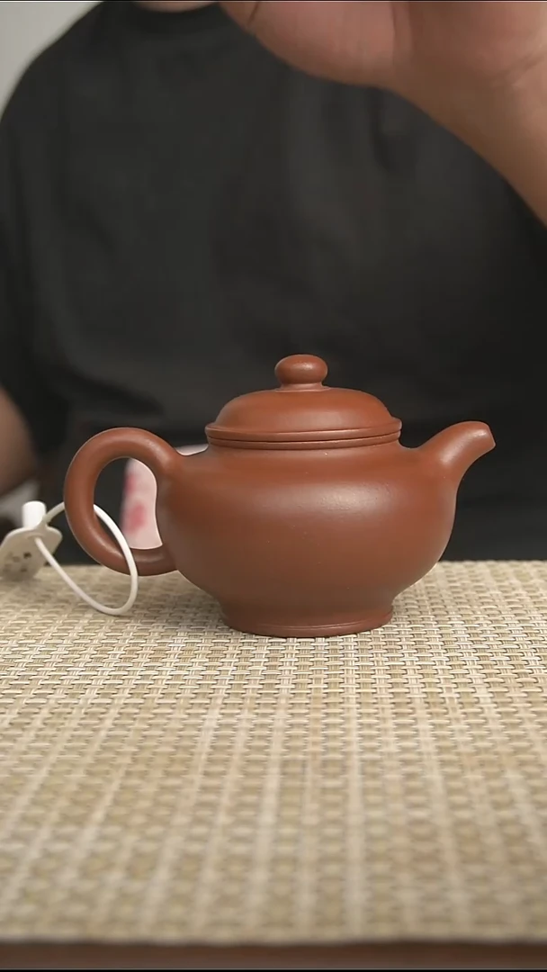 茶壶紫砂宜兴紫砂壶精工半手紫泥掇只240cc