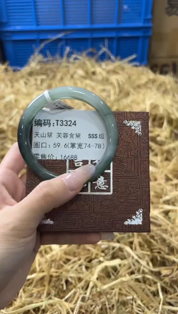 未镶嵌手镯石英质玉T3324