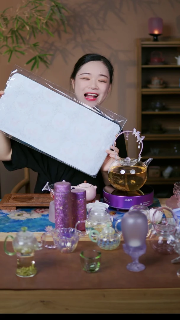 银线 蝴蝶 小茶席