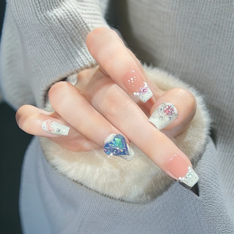 本宫指义【云漫/施华】M10穿戴甲纯手工 底色：T28