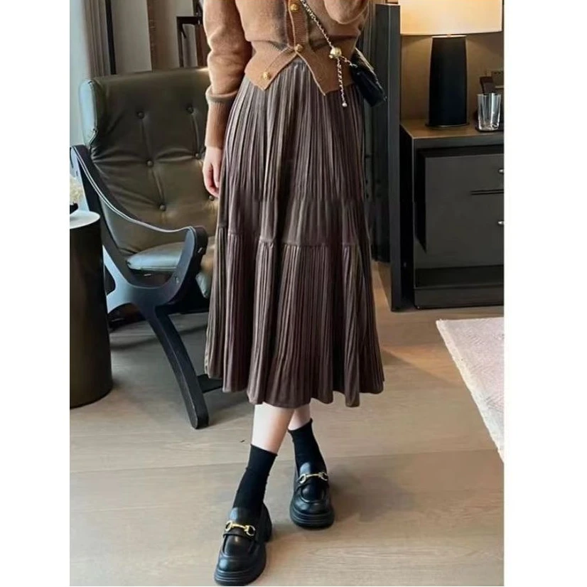 【冬季上新】一条冬天穿的气质半身裙 2024显瘦遮胯高腰半身裙