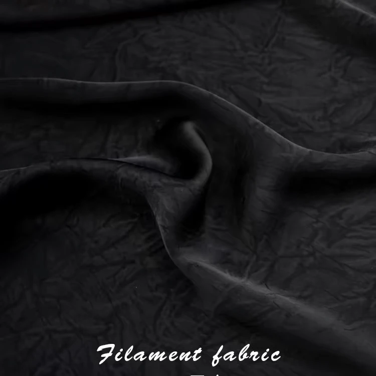 【双面手抓花醋酸】提花面料缎面新中式马甲衬衫旗袍裙子布料