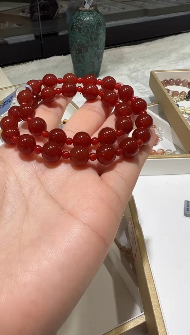 未镶嵌手链玛瑙/玉髓手串