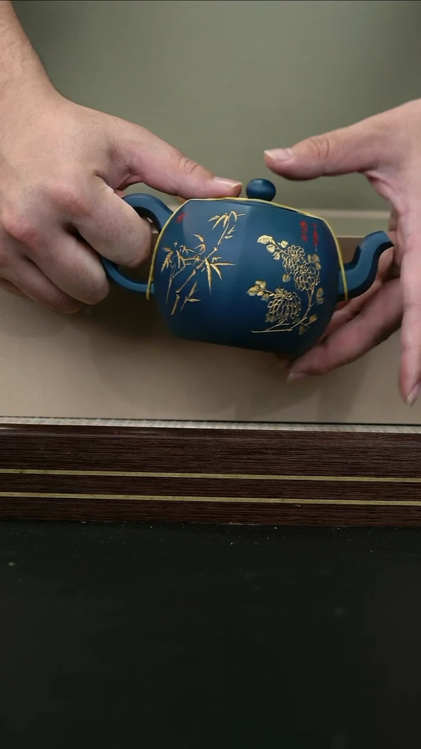 茶壶紫砂39号 DZ 六方井栏 套组