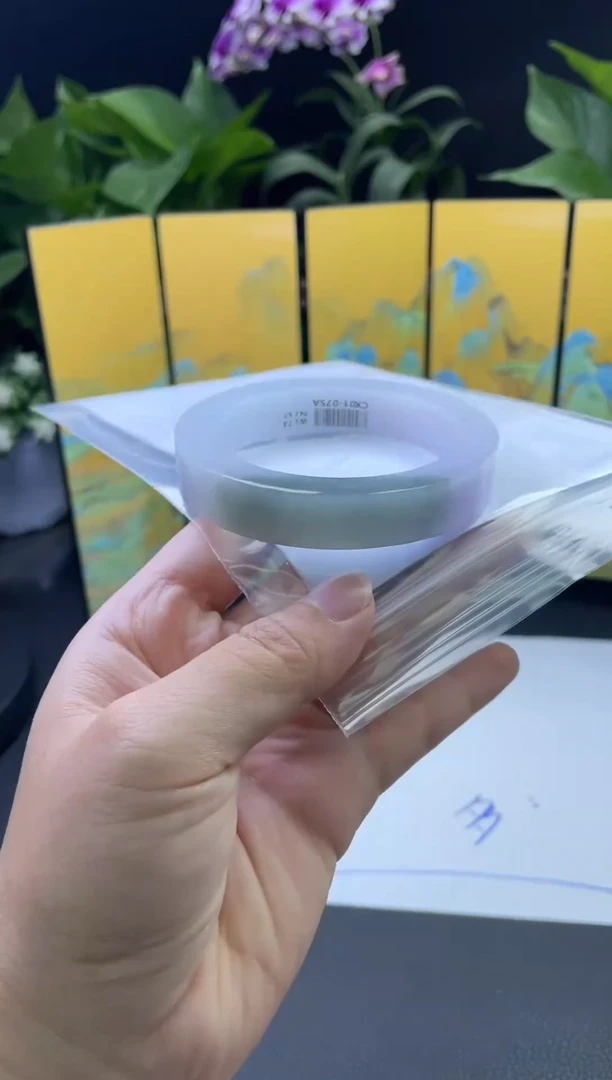 定制翡翠手镯未镶嵌缅甸A货天然翡翠手镯毛胚定制57-59