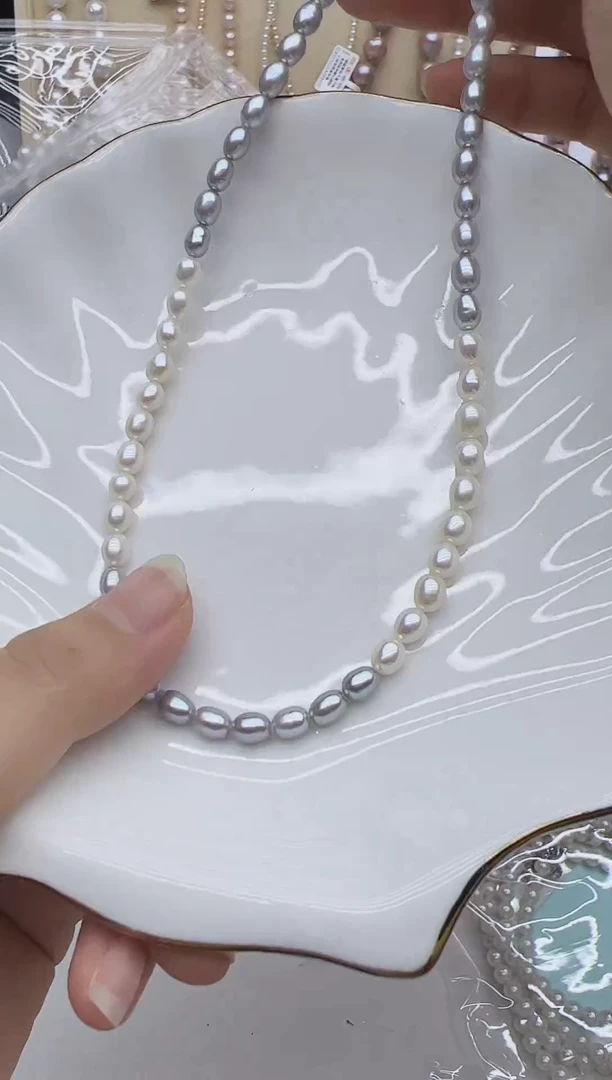 项链未镶嵌淡水珍珠项链