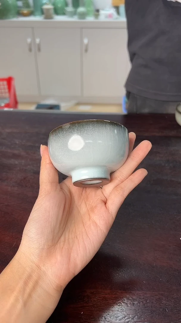 龙泉云间青瓷小米茶器