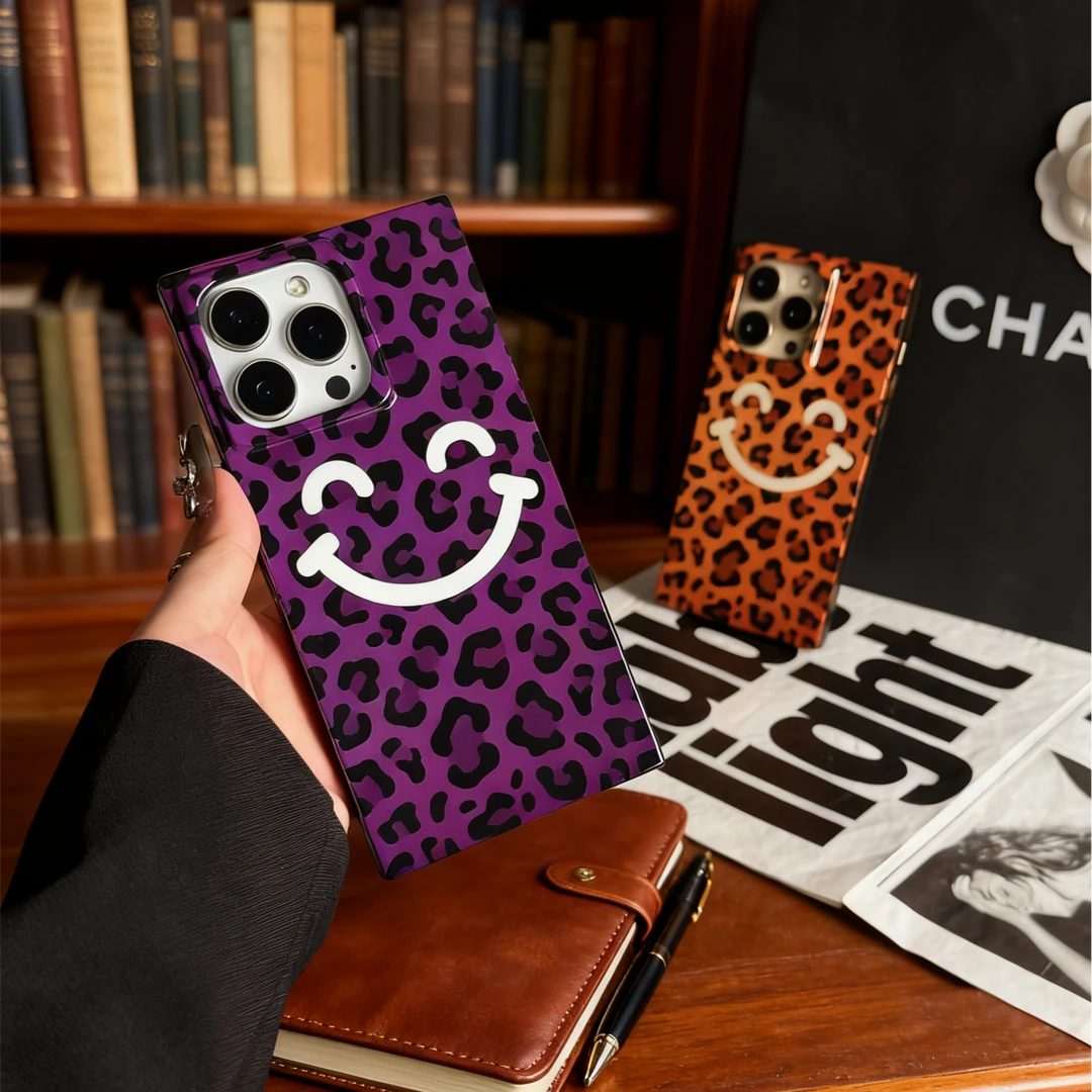 MEIKOCASE微笑豹纹手机壳适用苹果17promax潮酷16小众设计15/14