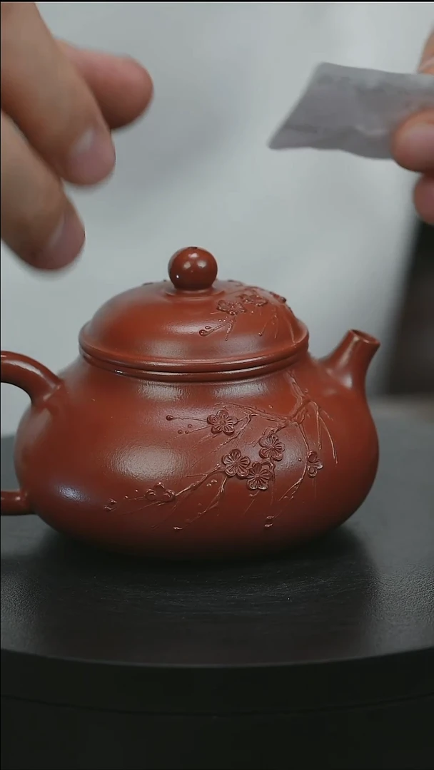 茶壶紫砂H1507陈春芬梅花容天