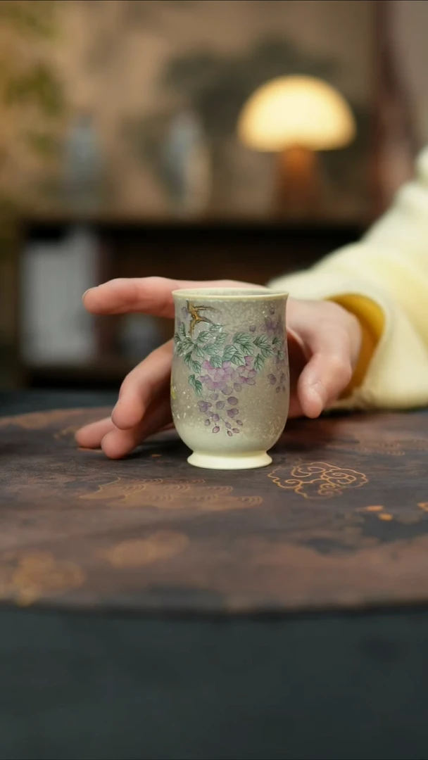 景德镇陶瓷杯碗柴烧多人