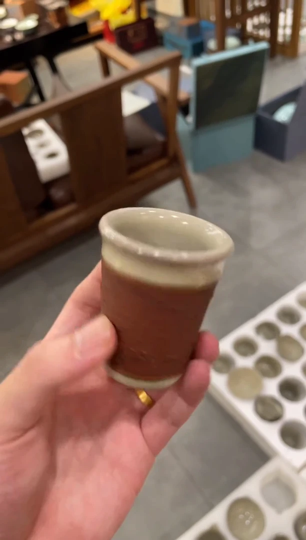 ?****?窑承龙泉青瓷恒星闻香杯