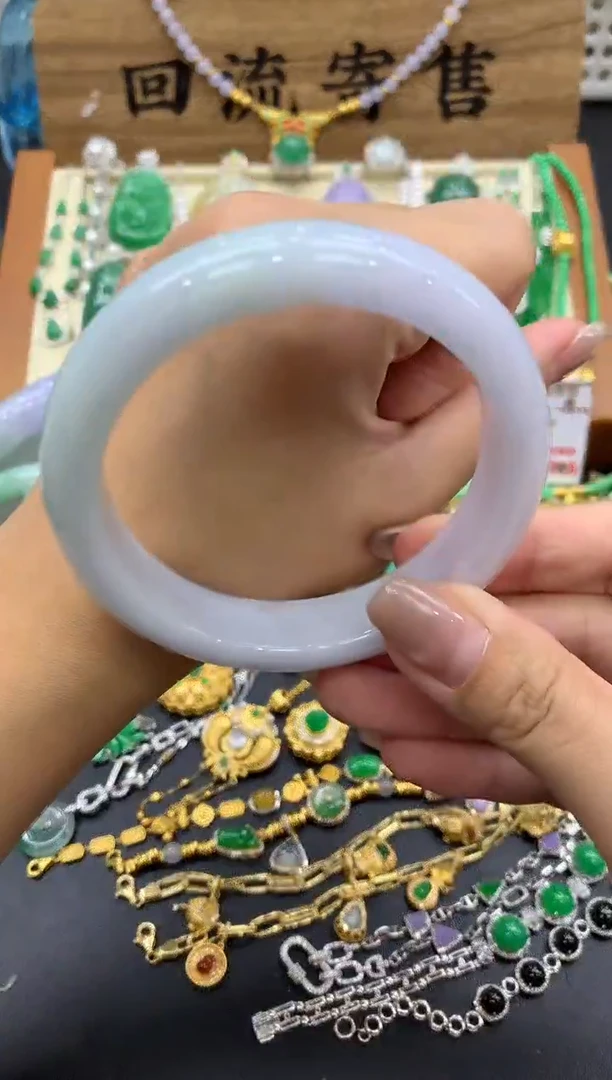 【闪购商品】翡翠手镯未镶嵌345-中国好珍宝