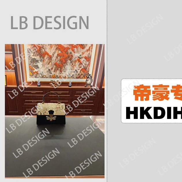 LBDESIGN手工打造真皮高端定制女士包【9127-3黑色】