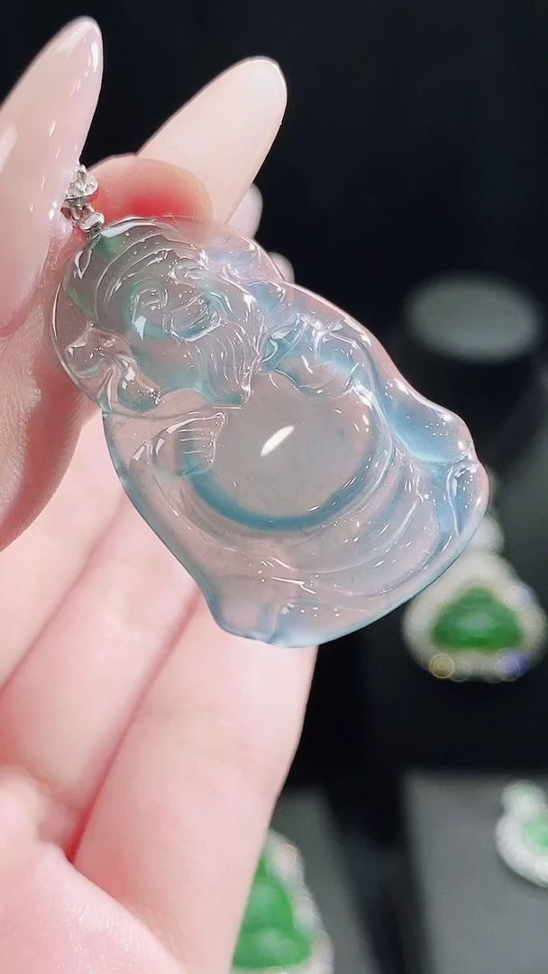 翡翠未镶嵌颈饰天然A货翡翠