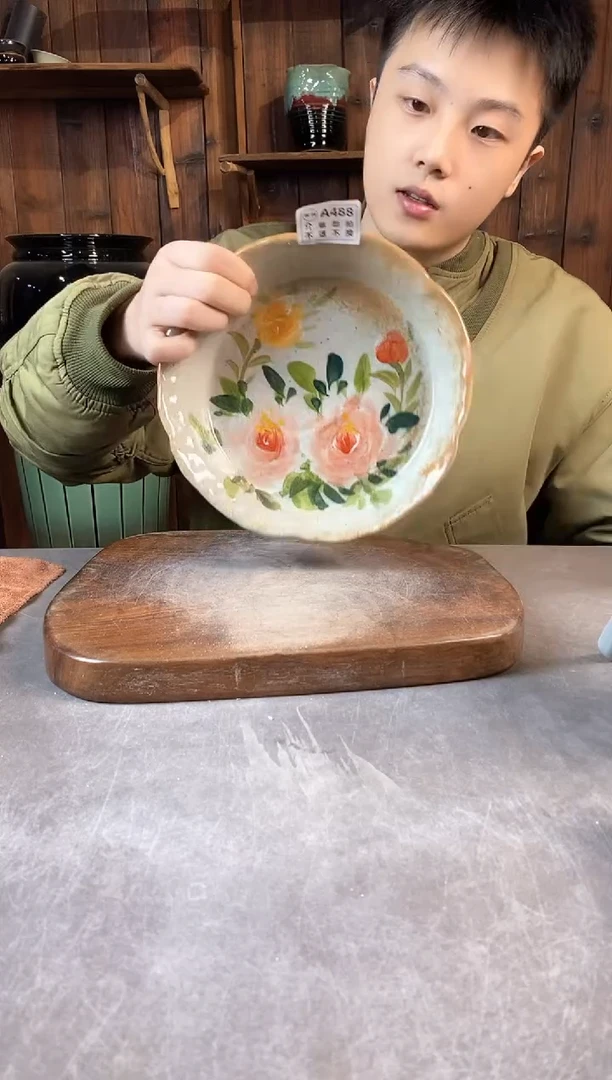 碗488瑕，手工手绘，超值陶瓷