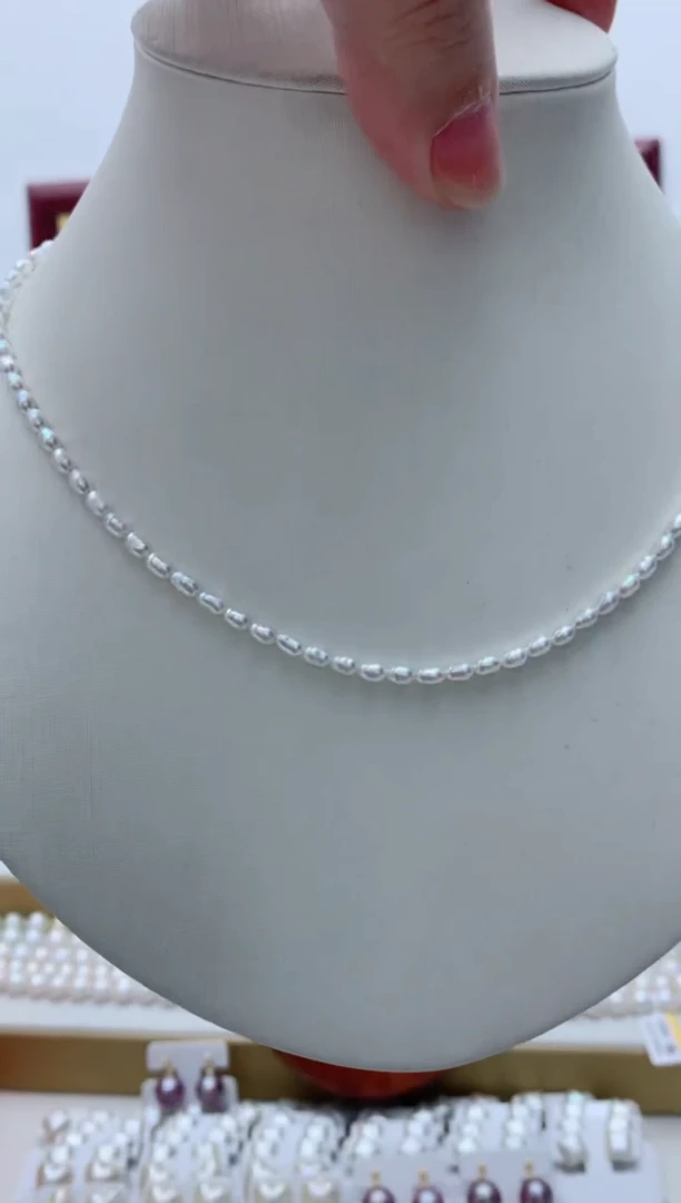 【闪购商品】淡水珍珠项链未镶嵌w44 多样性发其一