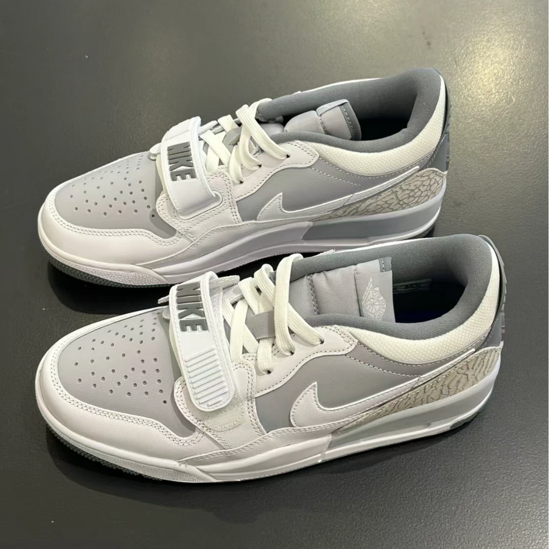 Air Jordan 312 男款灰白低帮复古休闲板鞋运动篮球鞋官方正品