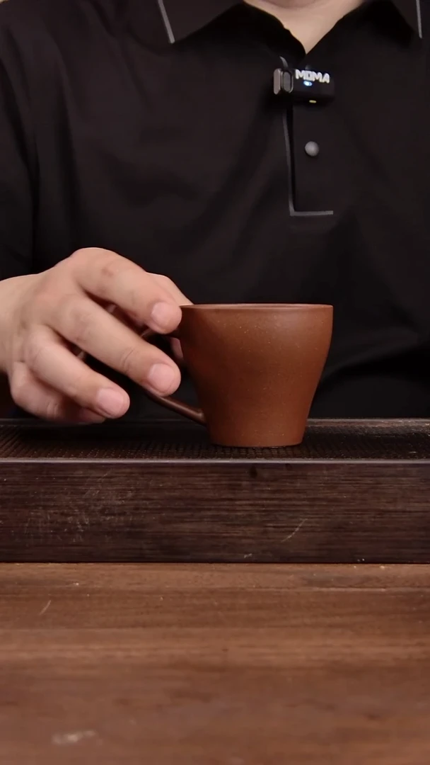 茶壶紫砂紫泥 大号小把杯