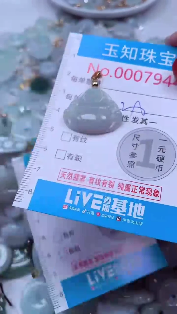 颈饰未镶嵌翡翠7944