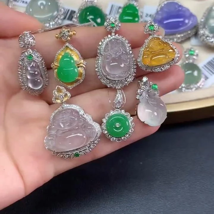 【彩虹盘】翡翠-多样性发一件-JZ007|CXQ21