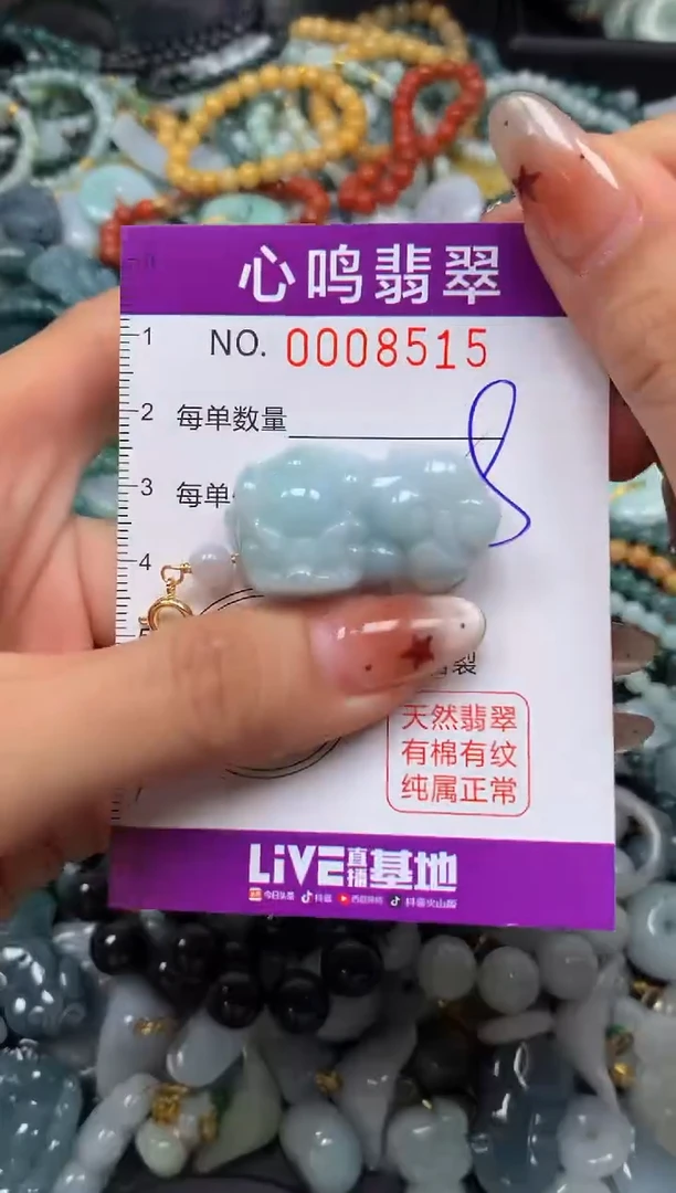 翡翠未镶嵌颈饰闪购008515