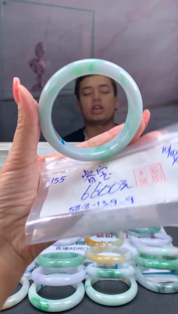 未镶嵌手镯翡翠睿*翡翠手镯 下单联系小耳机#155