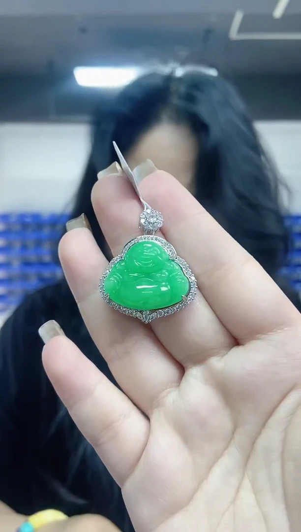 【闪购商品】翡翠吊坠(不含链)未镶嵌多样性发其一颜色微差