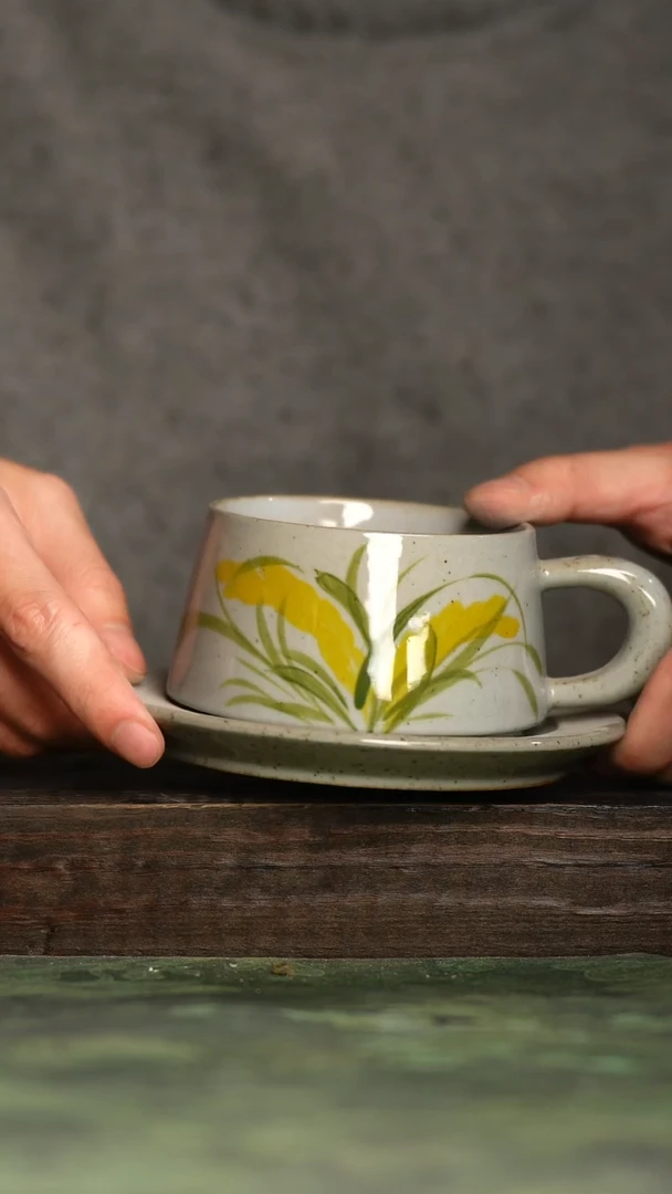 【闪购商品】杯青诗手工手绘瓷器