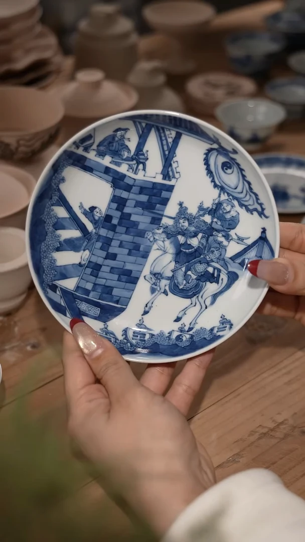 杯子陶景德镇陶瓷摆件