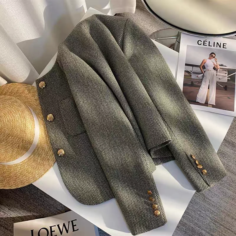 【运费险+当天发】春季新款小个子时尚气质休闲洋气香风春装上衣女